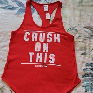 PINK tank top NWT